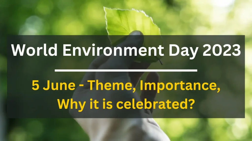 World Environment Day 2023, Theme for World Environment Day 2023